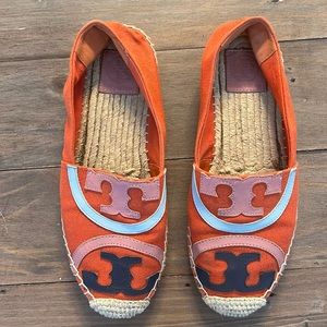 Tory Burch espadrilles.